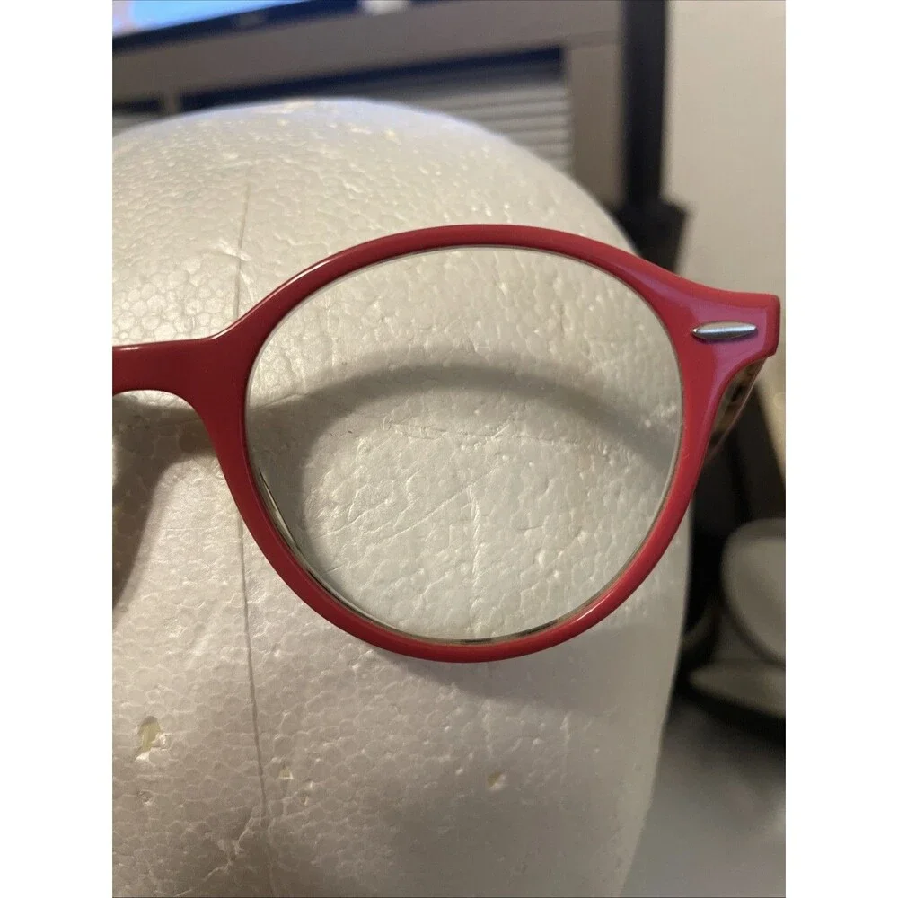 Ray-Ban RB 7118 5714 Eyeglasses Pink Full Rim Round Frame Only 48-19 45